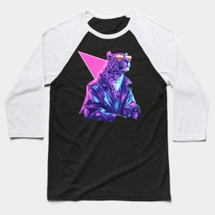 leopard Baseball T-Shirt